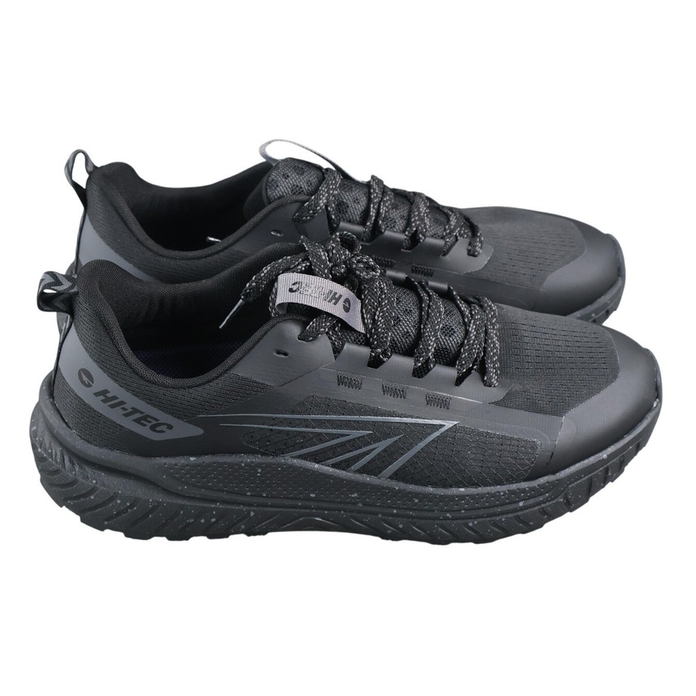 Mens Hi-Tec Shoes Size 12 Black Athletic Hiking Cushioned Trail CH80450M-BV